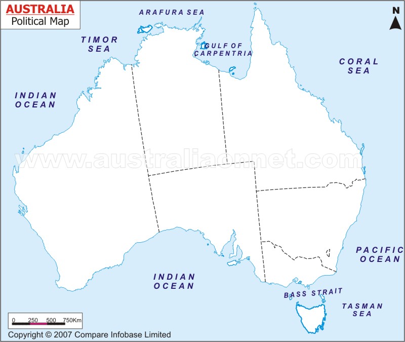 Australia Outline Map
